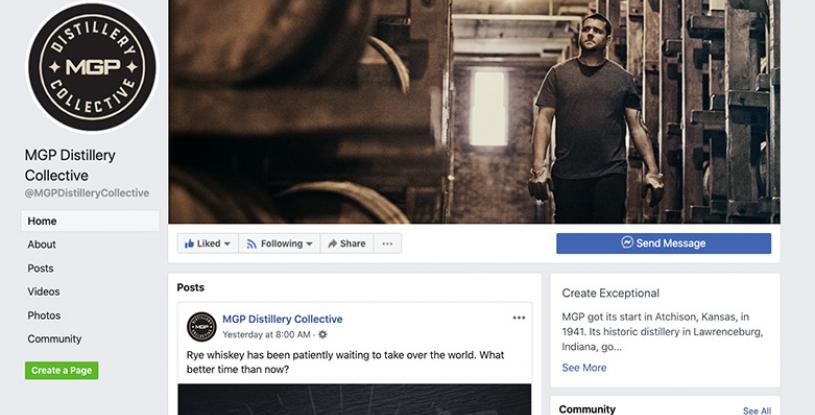 Distillery Collective Facebook Page